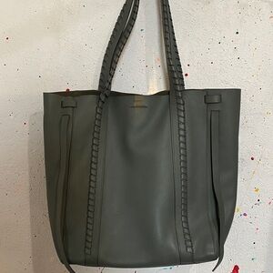 All Saints Charcoal Tote Bag